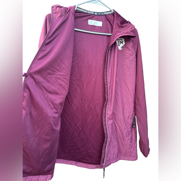 Adidas Texas A&M Burgundy Athletic Jacket Women’s Size Small - Picture 4 of 4